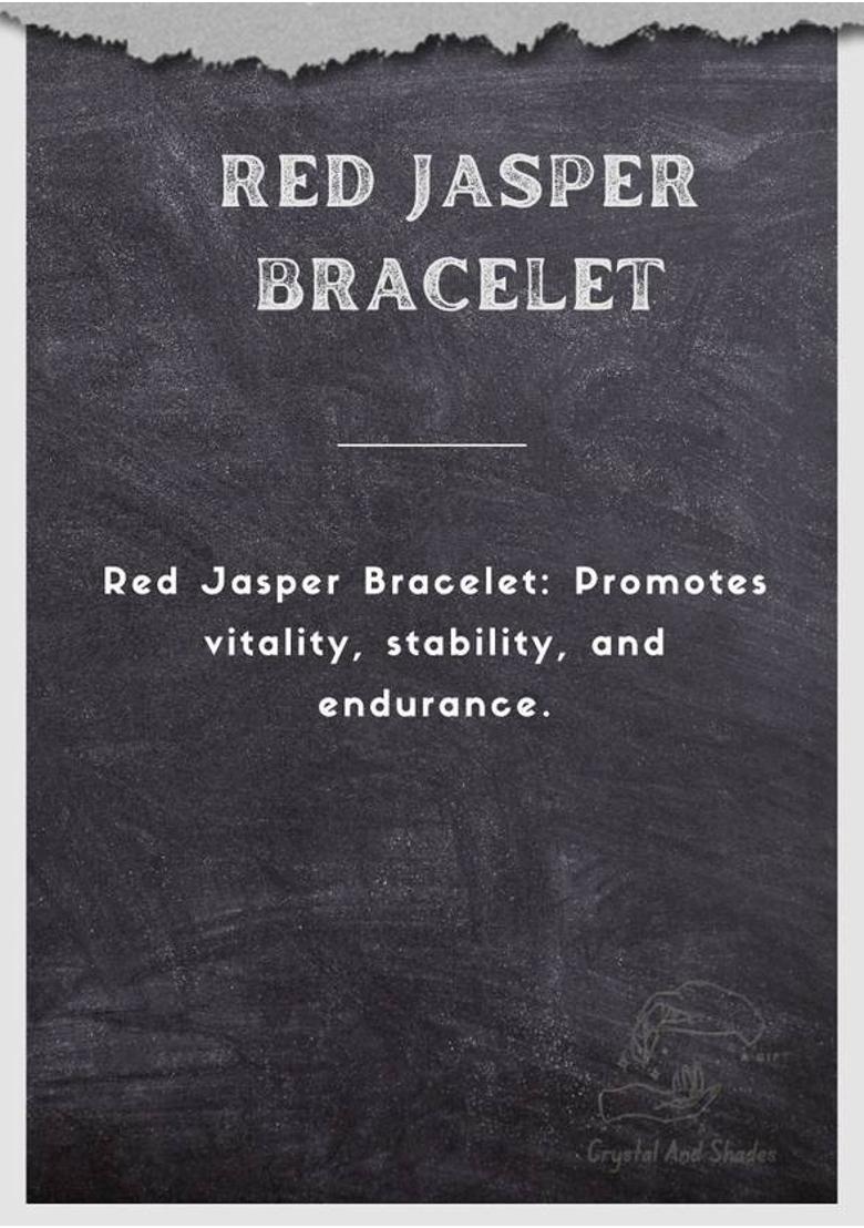 Crystal, Red Beads, Agate, Crystal, Jade, Quartz Bracelet - Indya