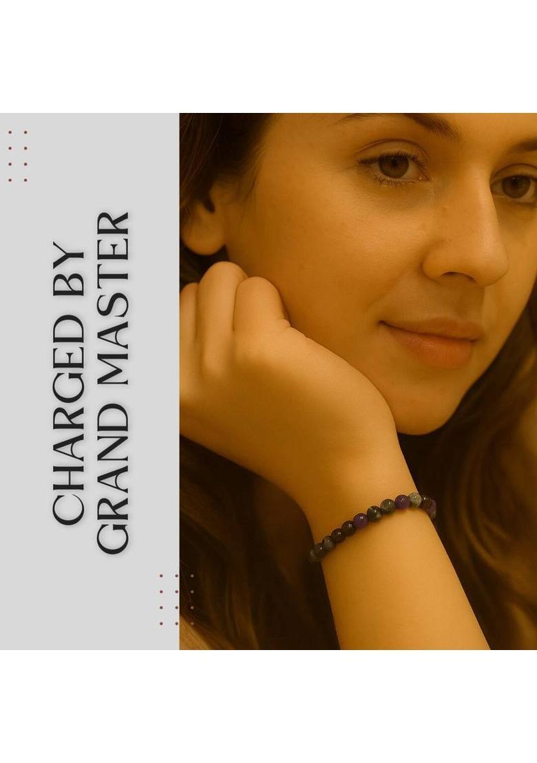 Amethyst, Crystal Beads, Agate, Crystal, Jade, Quartz Bracelet - Indya