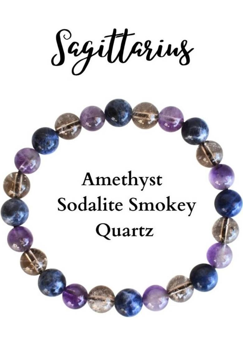 Amethyst, Crystal Beads, Agate, Crystal, Jade, Quartz Bracelet - Indya