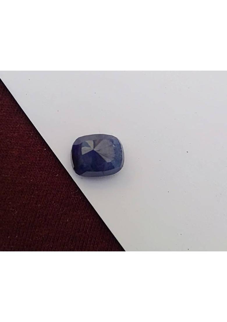 Aanya Jewels Blue Sapphire Stone Certified (Neelam) Gemstone 6.25 Ratti Rashi Ratan Sapphire (Neelam is Scorpio Rashi) Sapphire Stone - Indya