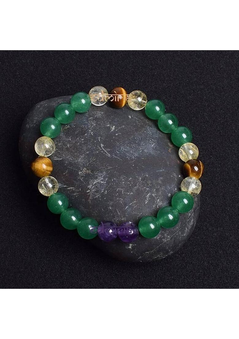 Stone Beads Bracelet  (Pack of 3) - Indya