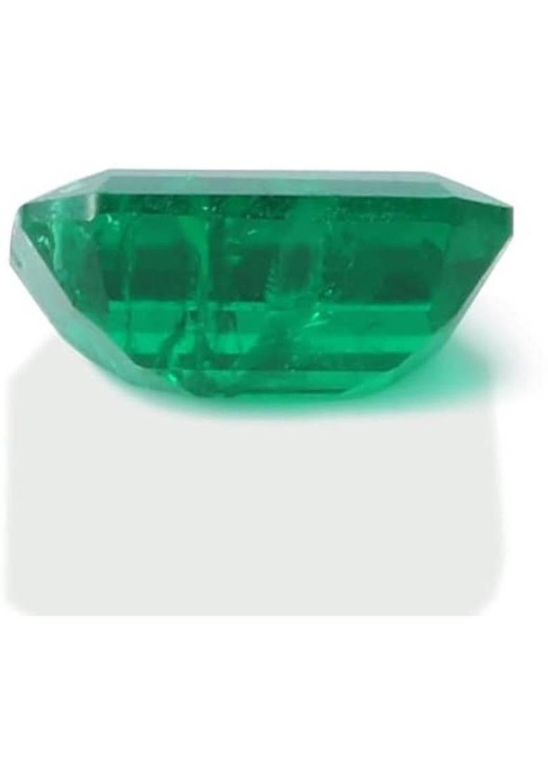 JEMSPRIME 11.25 Ratti 10.45 Crt Brazilian Emerald Panna Original Gemstone AA++ Quality Emerald Stone - Indya