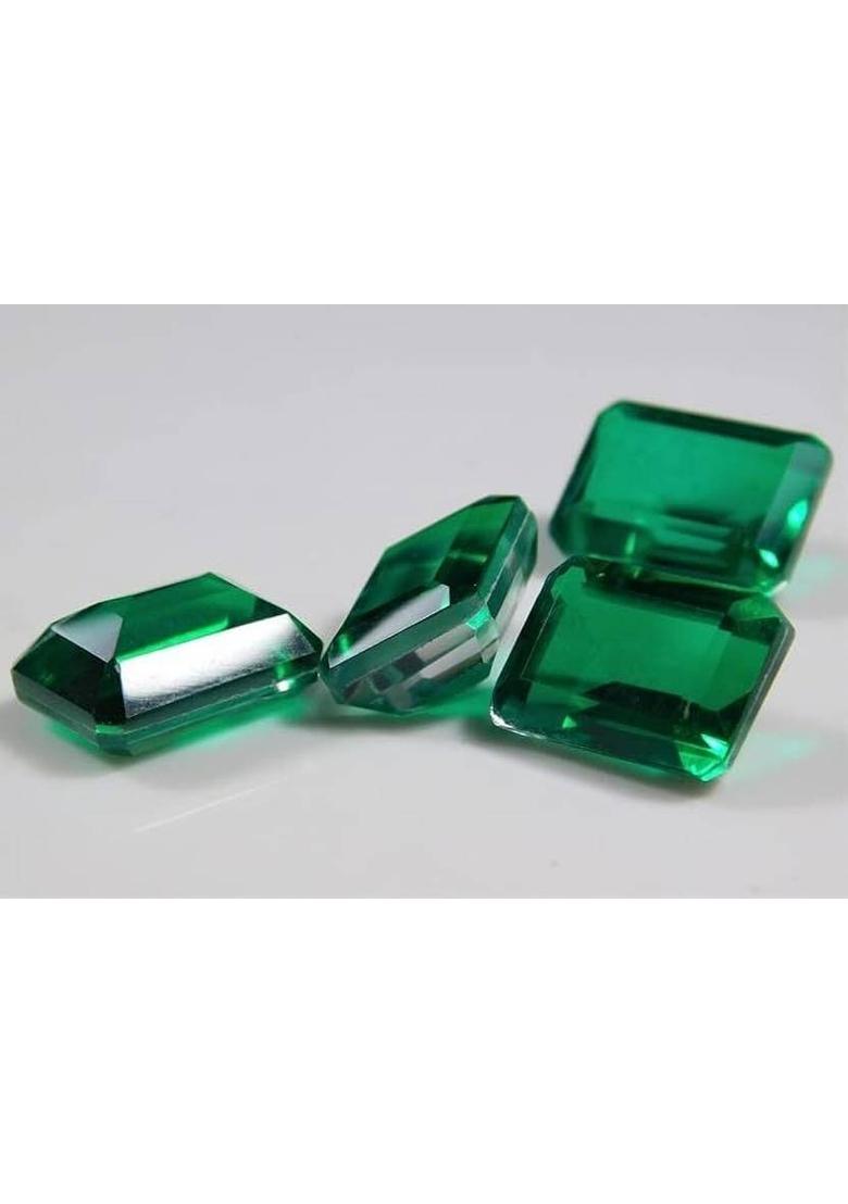 JEMSPRIME 11.25 Ratti 10.45 Crt Brazilian Emerald Panna Original Gemstone AA++ Quality Emerald Stone - Indya