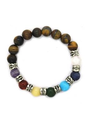 Alloy Agate, Amber, Jade, Quartz, Lapis Lazuli Bracelet