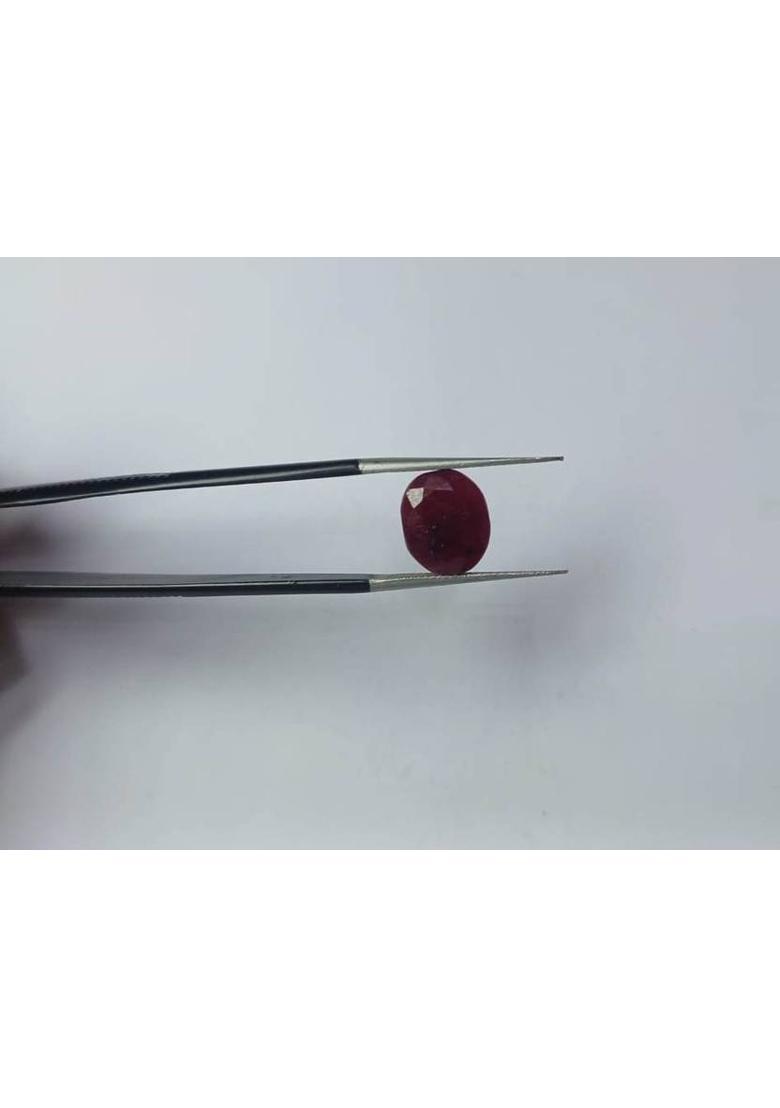 AMOGH JEWELS Brown Cut Natural Ruby Gemstone  (10 carat) - Indya