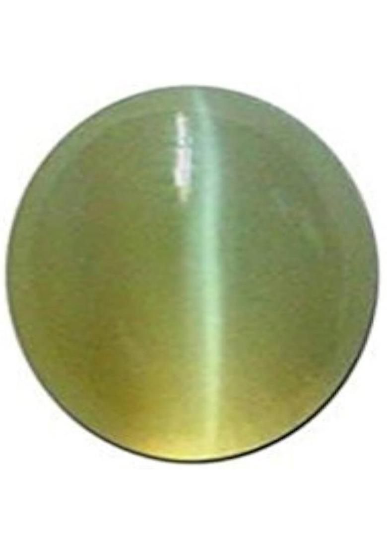 6.00 Ratti Natural Cats Eyes Gemstone for Men and Women Lab Certified Stone Cat