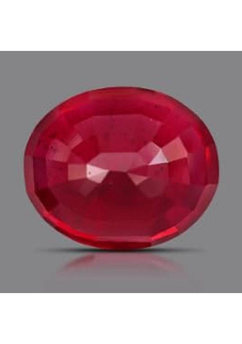 Burma Ruby Manik Gemstone 10.50 Ratti with Lab Report & Guarantee Certificate Stone Ruby Ring - Indya
