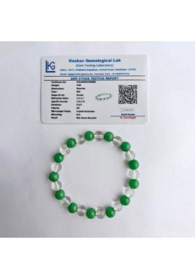 Green Aventurine Beads, Crystal Bracelet