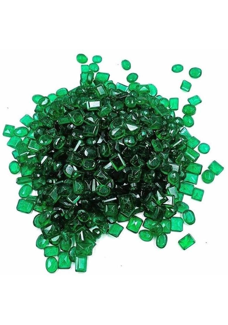 JEMSPRIME 11.25 Ratti 10.00 Crt Brazilian Emerald Panna Original Gemstone AA++ Quality Emerald Stone - Indya