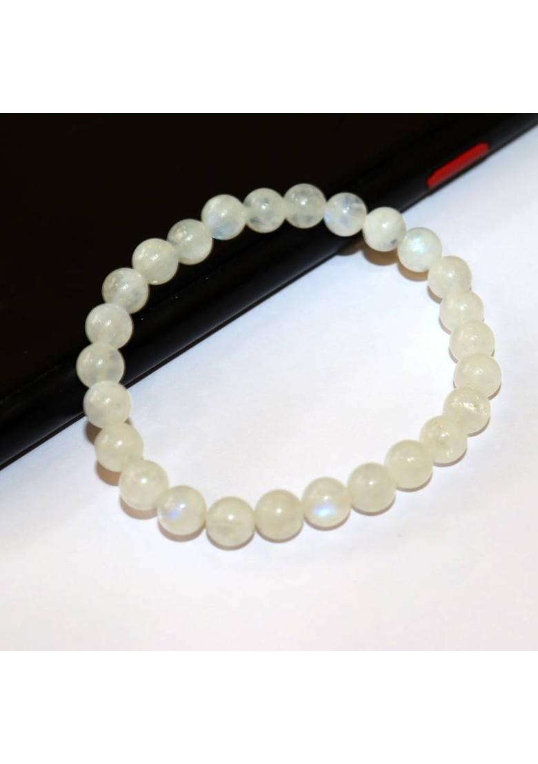 Stone, Crystal Crystal, Moonstone Bracelet - Indya