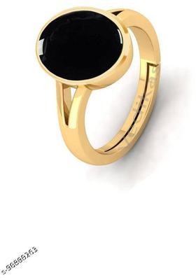 10.25 Ratti Hakik Agate Gemstone Ring Alloy Agate Sterling Silver Plated Stone Pearl Brass Plated Ring