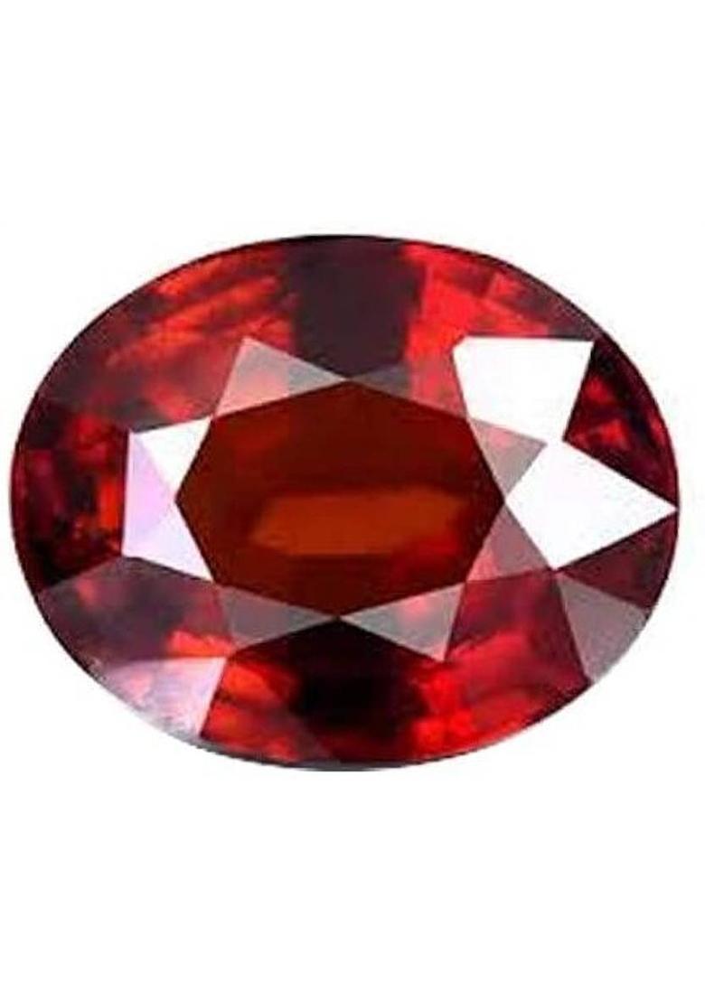 JEMSPRIME 7.25 Ratti 6.25 Carat Certified Gomed Stone Hessonite Garnet Gemstone Garnet Stone - Indya