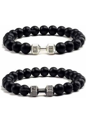 Stone, Crystal Beads, Crystal Bracelet  (Pack of 2)