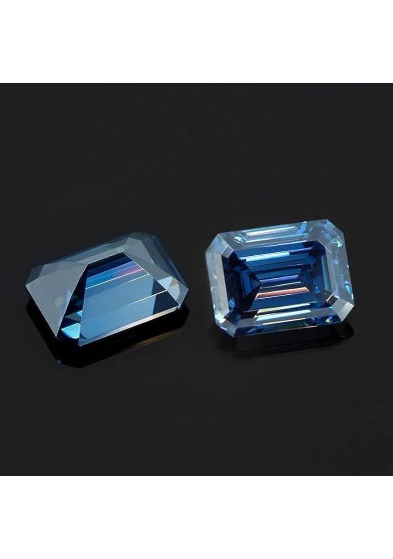 JEMSPRIME 7.25 Ratti 6.25 Crt Ceylon Blue Sapphire/Neelam/Nilam Natural Gemstone Sapphire Stone - Indya