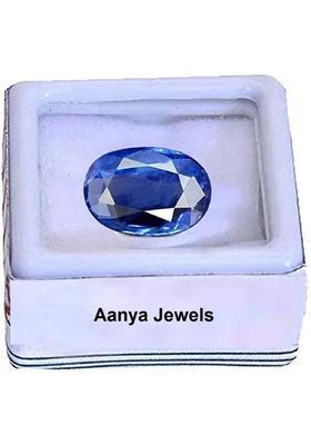 Aanya Jewels Blue Sapphire Stone Certified (Neelam) Gemstone 8.25 Ratti Rashi Ratan For Wear in Ring Stone
