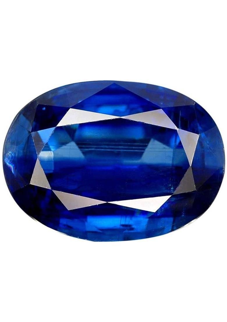 Aanya Jewels Blue Sapphire Stone Certified (Neelam) Gemstone 8.25 Ratti Rashi Ratan For Wear in Ring Stone - Indya
