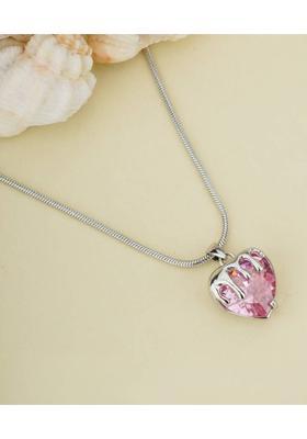 Pink Heart Pendant Chain for Girls|Valentine