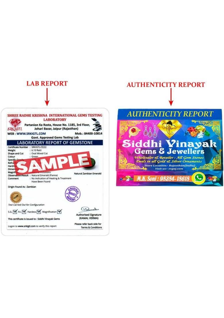 Australian Fire Opal Gemstone 3 Ratti with Lab Report & Guarantee Certificate Stone Opal Ring - Indya