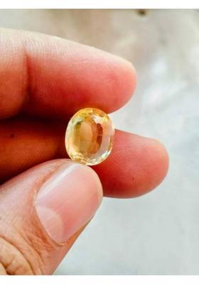 RJ BHASKAR 5.25 Ratti Pukhraj Stone original Natural yellow Sapphire Sapphire Stone
