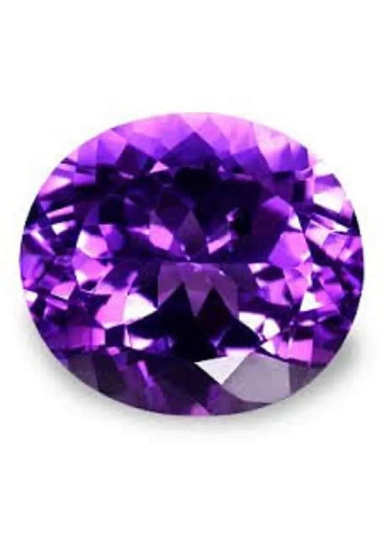 Aanya Jewels Certified Gemstone Natural Purple Color Zircon Stone 7.25 Ratti Zircon Stone - Indya