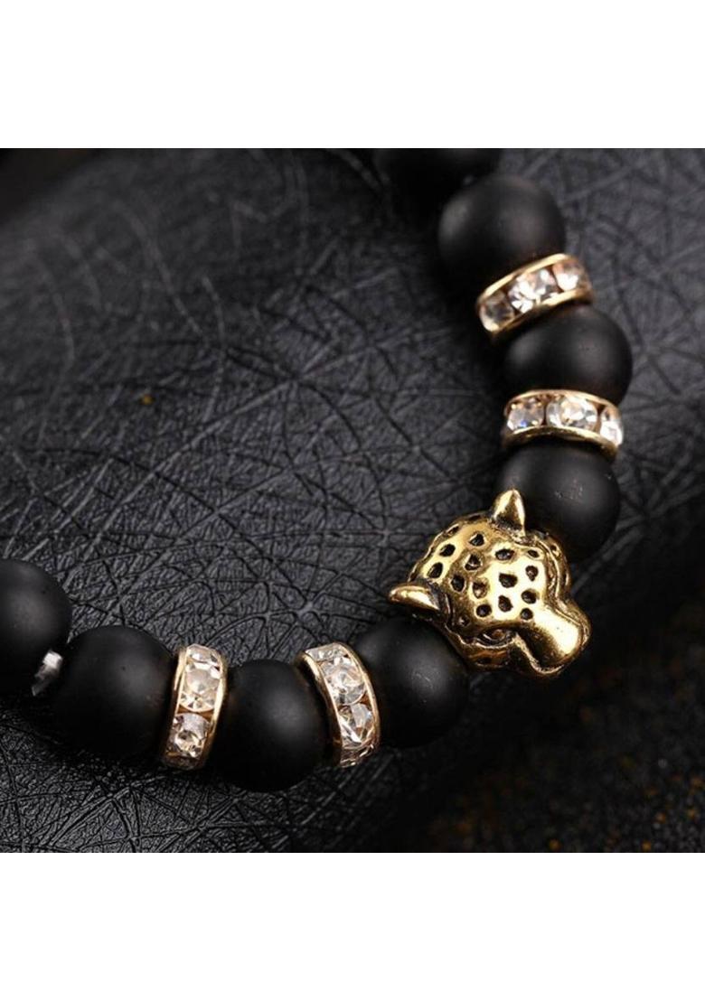 Stone, Crystal Beads Bracelet - Indya