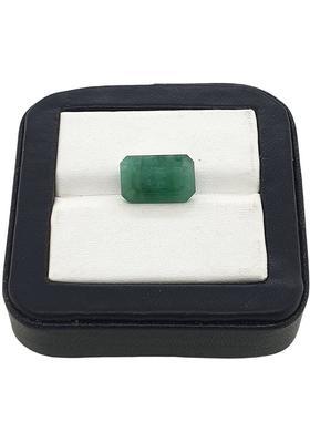 Sahiba Gems Green Cut Natural Emerald Gemstone  (6.7 carat)