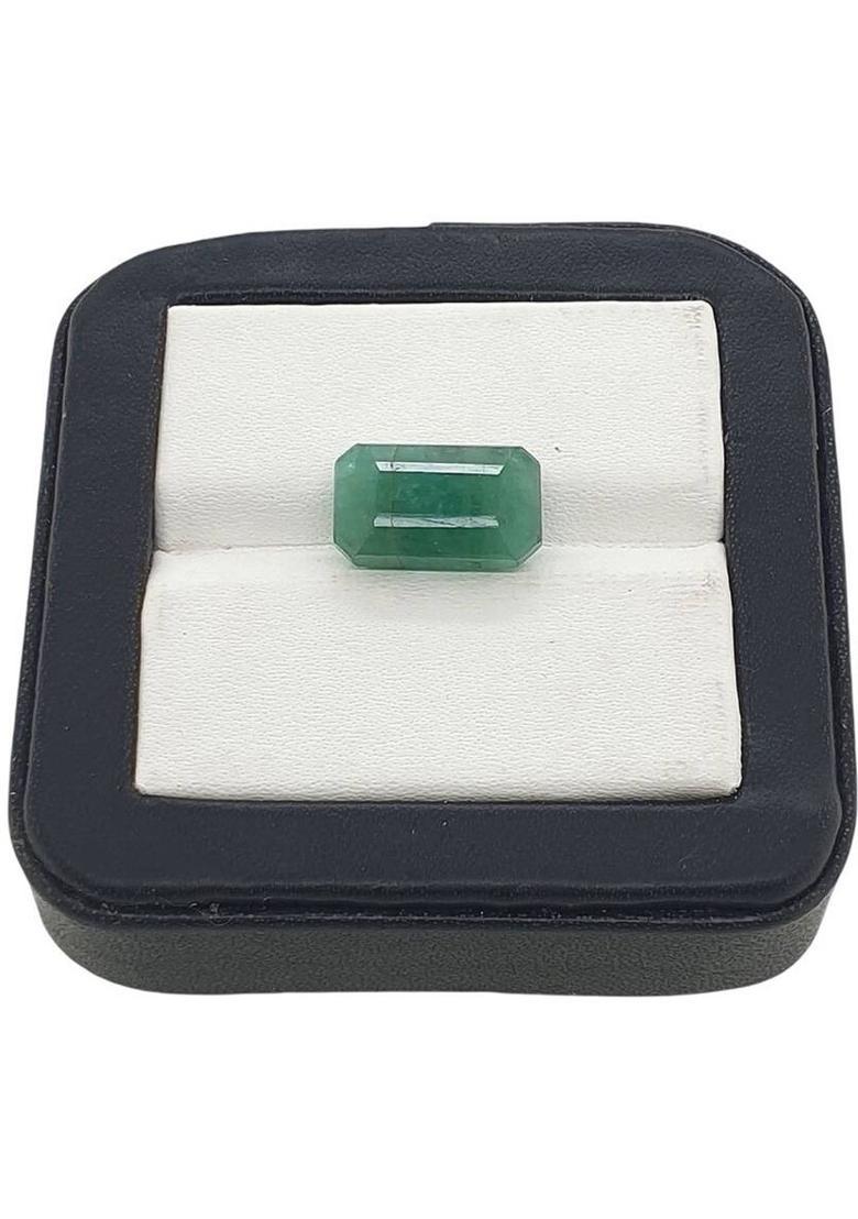 Sahiba Gems Green Cut Natural Emerald Gemstone  (6.7 carat) - Indya