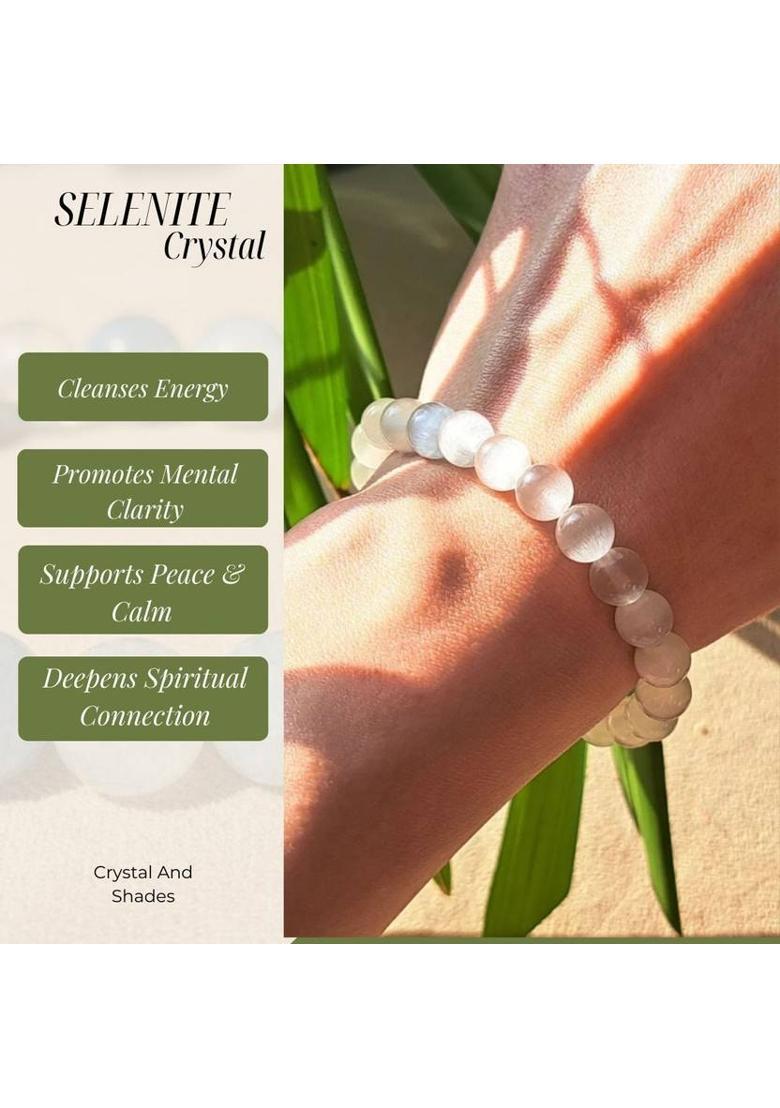 Crystal Beads, Agate, Crystal, Jade, Quartz Bracelet - Indya