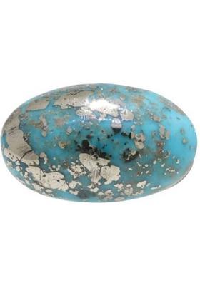 5.25 Ratti Natural Turquoise Stone Original Gemstone for Men & Women Stone Turquoise Ring Set