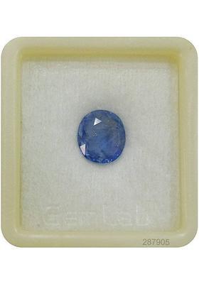 barmunda gems 4.25 Ratti /3.82 Carat Blue Sapphire Neelam Gemstone Sapphire Stone