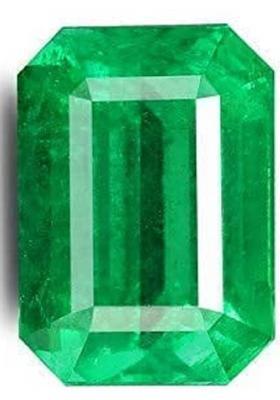 SIDHGEMS 7.25 Ratti 6.00 Crt Natural Emerald Panna Original Gemstone Certified Emerald Stone