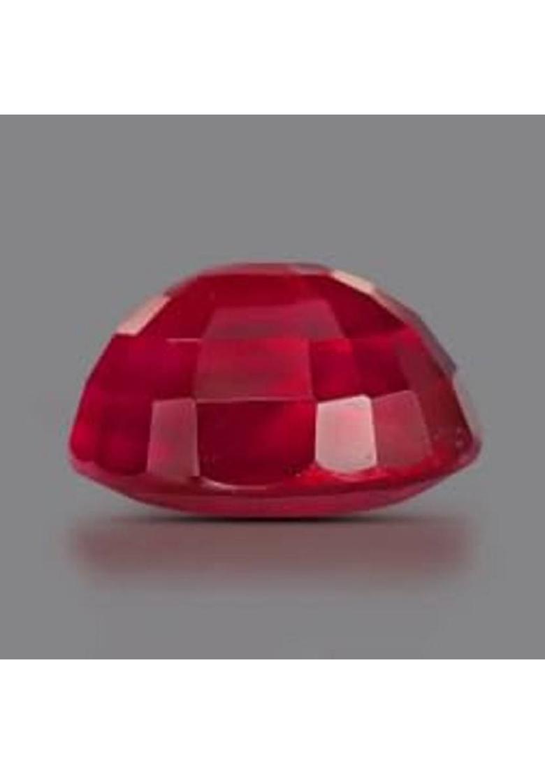 Burma Ruby Manik Gemstone 8.50 Ratti with Lab Report & Guarantee Certificate Stone Ruby Ring - Indya