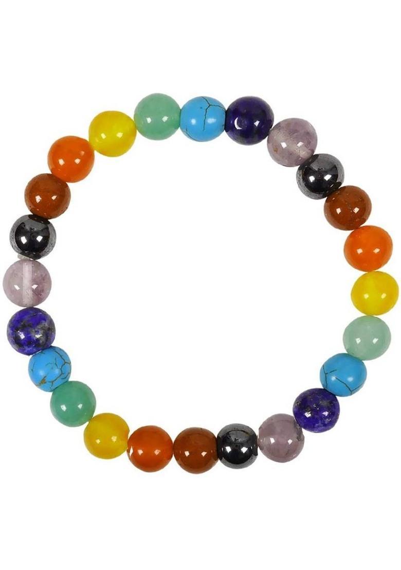 Stone, Crystal Beads Bracelet - Indya