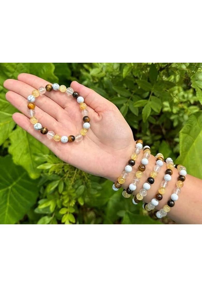 Crystal Beads, Agate, Crystal, Jade, Quartz Bracelet - Indya