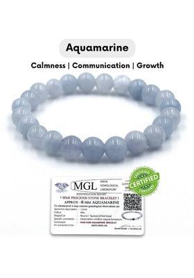 Crystal, Aquamarine Beads, Agate, Crystal, Jade, Quartz Bracelet