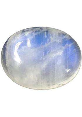 Aanya Jewels 12.25 Ratti Natural Rainbow Moonstone Original In Oval shape Lucky Ratan Moonstone Stone