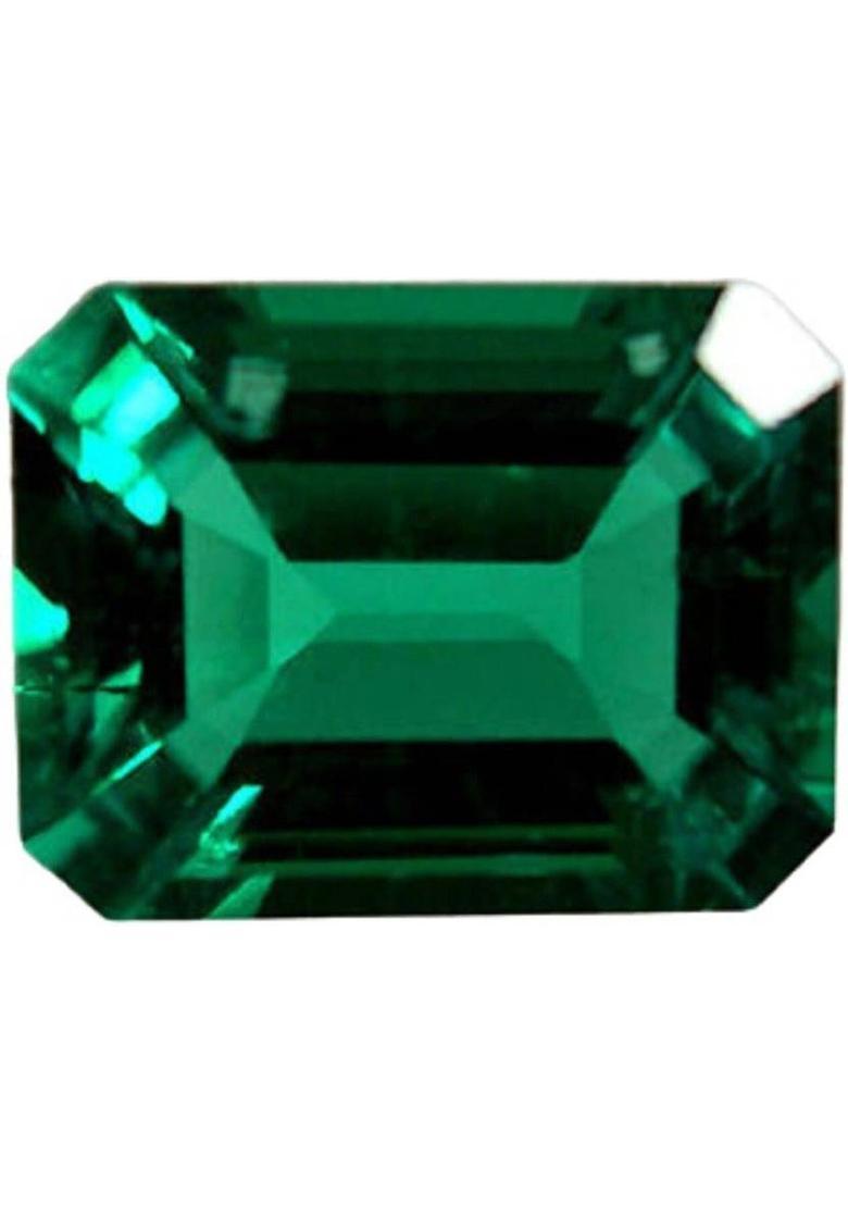 TODANI JEMS Hydro Emerald Green 9.25 Ratti Columbian Gemstone,Transparant (Panna Ratan) Emerald Stone - Indya