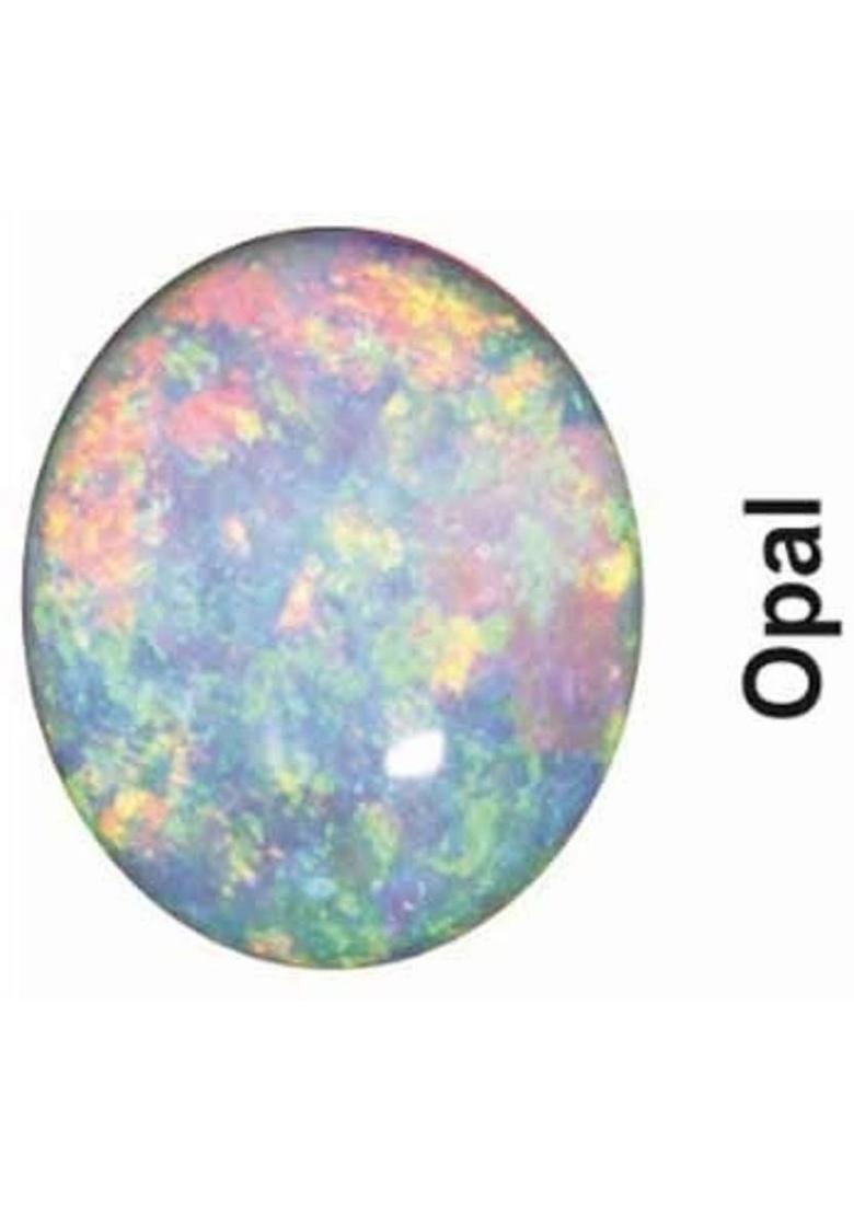 JEMSPRIME 13.25 Ratti Opal Stone Certified Natural Fire Australian Opal Loose Gemstone Opal Stone - Indya