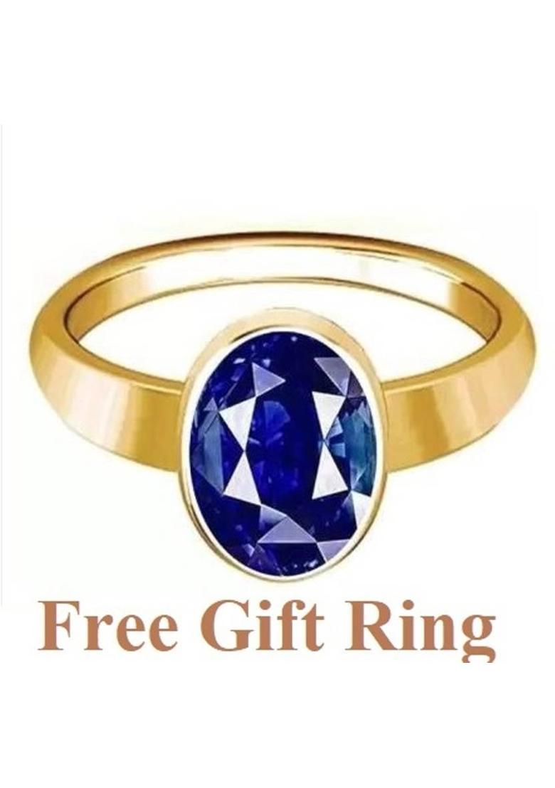 Jefrox Jewels Pukhraj (Yellow Sapphire) Pukhraj Gemstone Certified 6.25 Ratti With Certificate Sapphire Stone - Indya