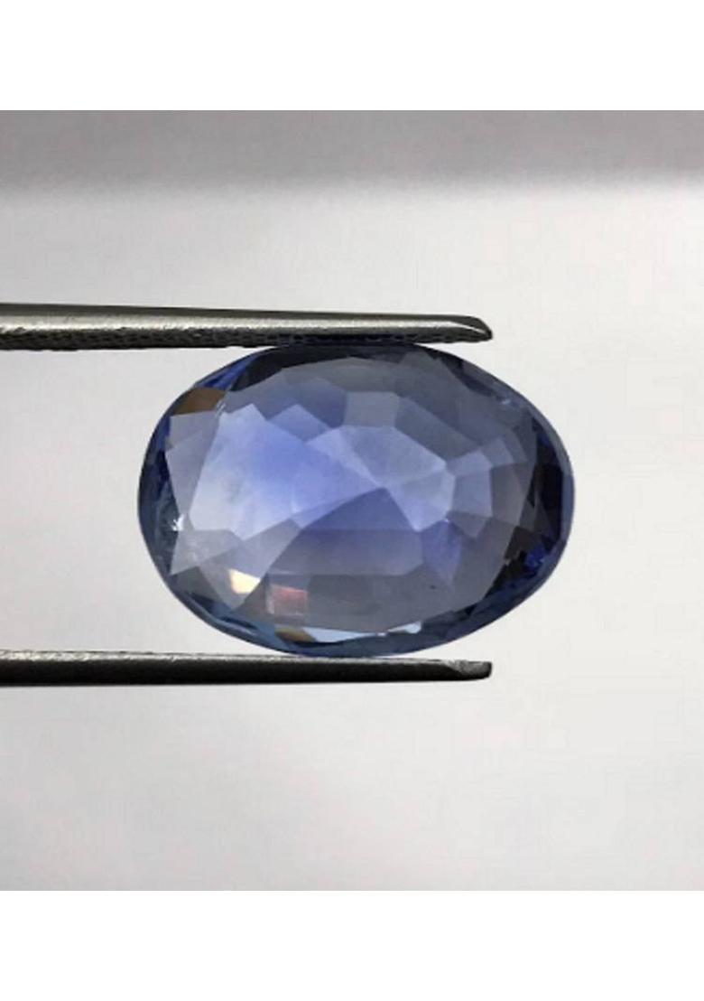 Ceylonmine01 Neelam 6.25 carat Natural and Majestic Blue Sapphire Gemstone Certified Stone Sapphire Stone - Indya