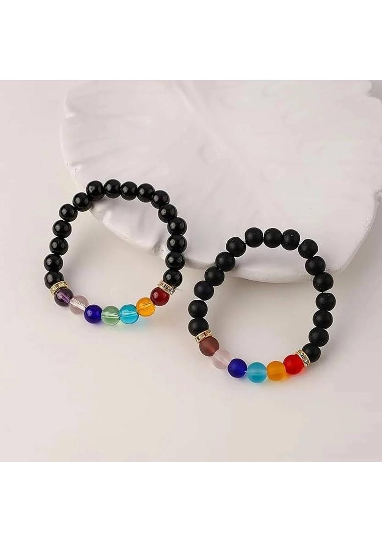 7 Chakra Beads, Crystal Bracelet - Indya