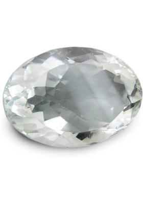 Takshila Gems Natural White Topaz Stone 8.25 Ratti / 7.42 Carat Lab Certified White Topaz Gemstone Topaz Stone