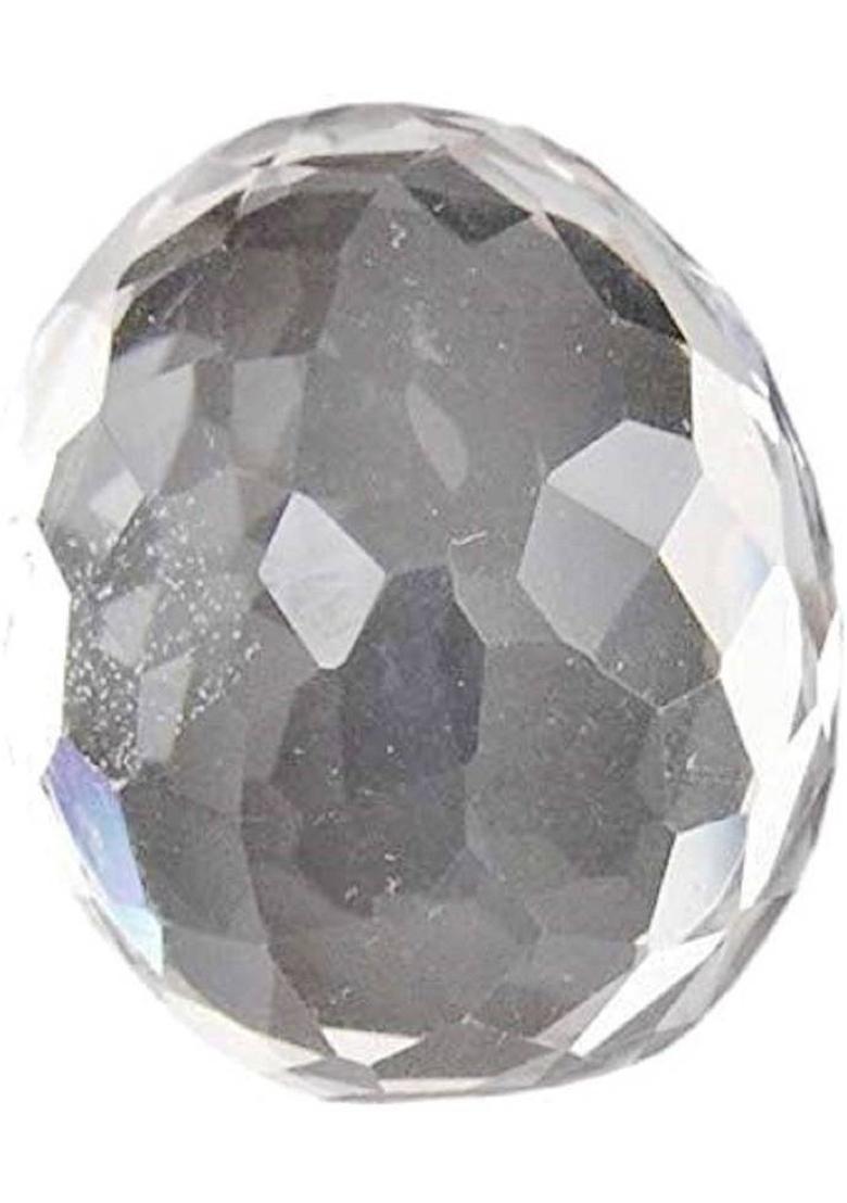 Takshila Gems Natural White Topaz Stone 8.25 Ratti / 7.42 Carat Lab Certified White Topaz Gemstone Topaz Stone - Indya