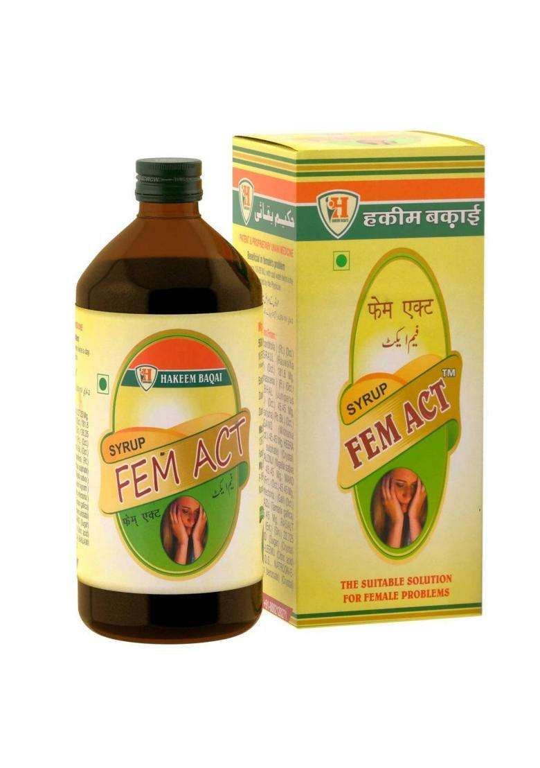 Hakeem Baqais Fem Act Syrup Pack Of 1 - Indya