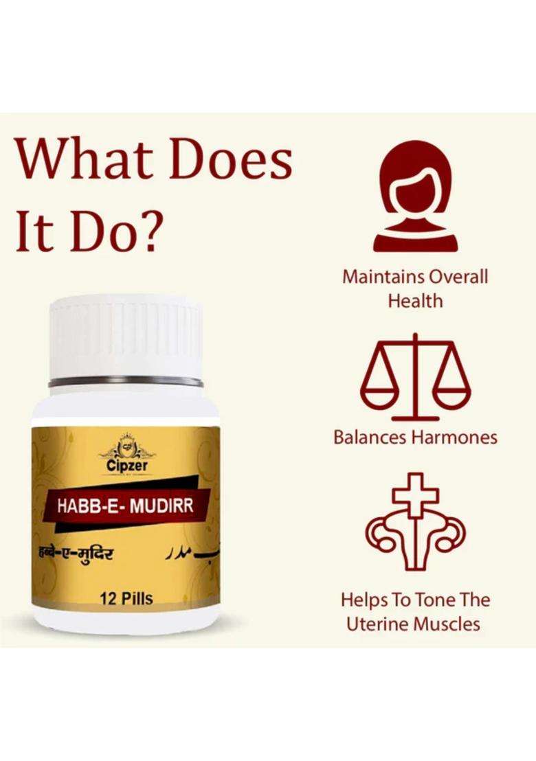 Cipzer Habb-e-Mudirr Pills Pack Of 1 - Indya