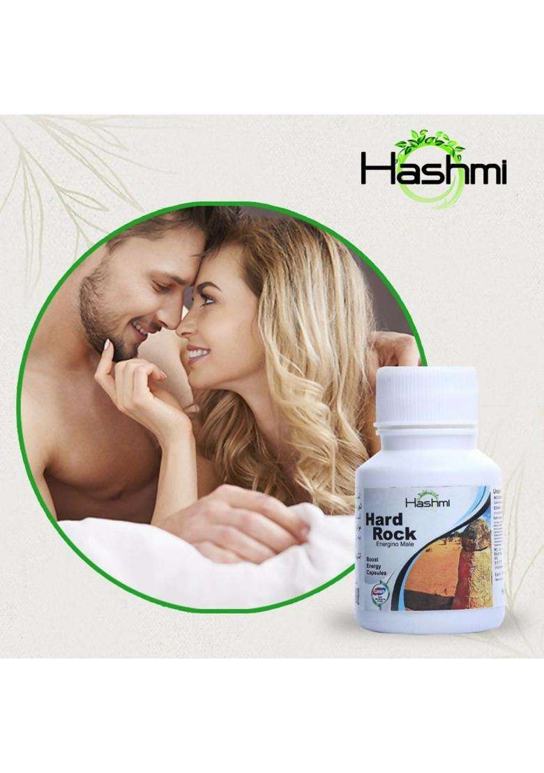 Hashmi Pharmacy Hard Rock Capsules are formulated with natural ingredients like Ashwagandha Safed Musli Gokshur Gheekwar and more. Pack Of 1 - Indya