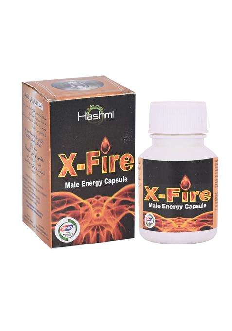 Hashmi Pharmacy X-Fire Capsule for Strength Stamina Energy Power Men Pack Of 1