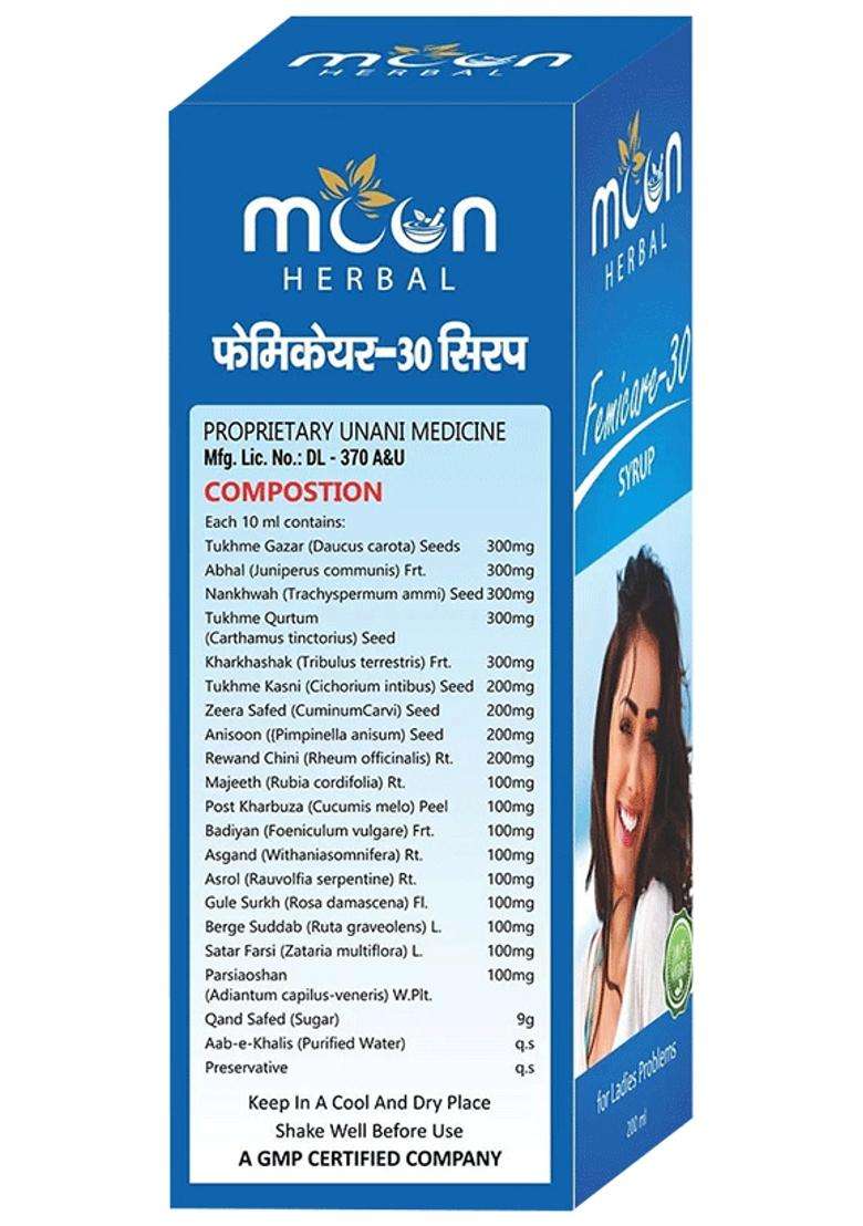 Moon Herbal Femicare 30 Syrup Pack Of 3 - Indya