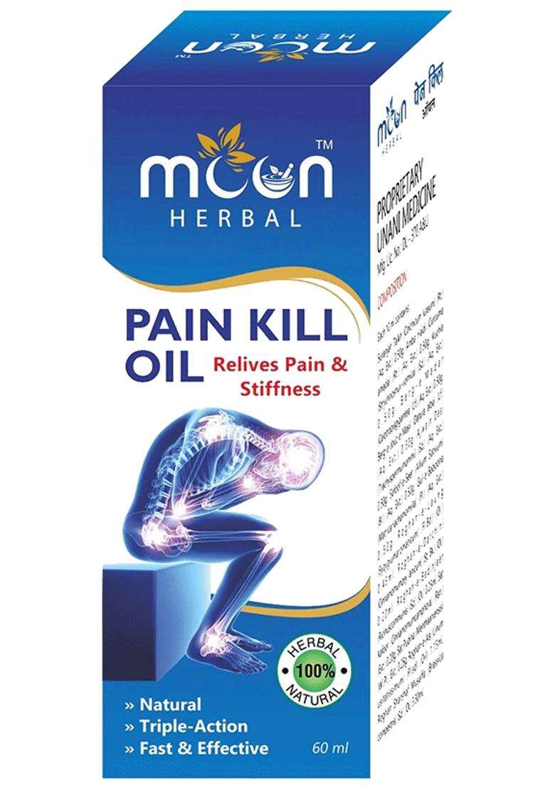 Moon Herbal Pain Kill Oil Pack Of 3 - Indya
