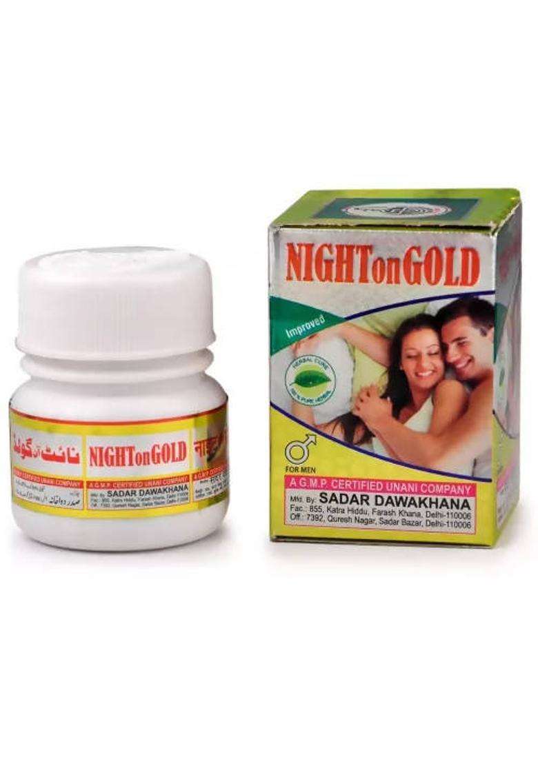 Sadar Dawakhana Night On Gold Tablets Pack Of 3 - Indya